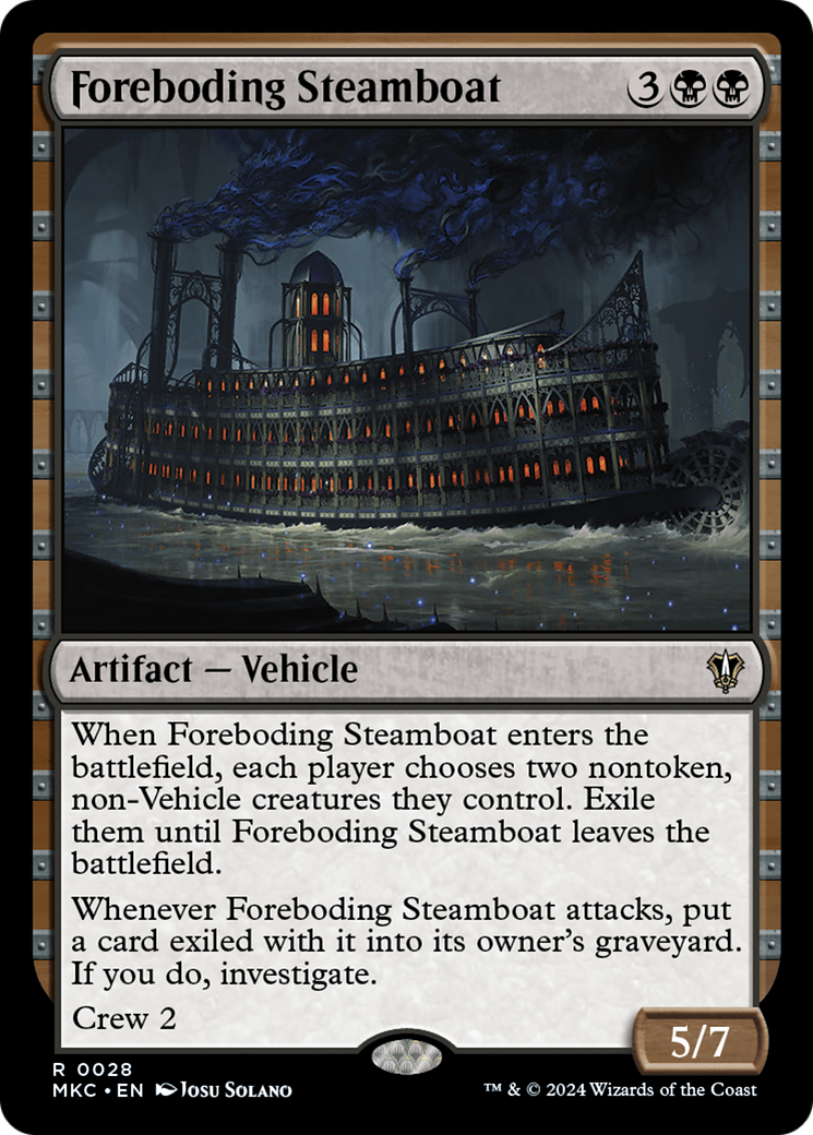 Foreboding Steamboat [Murders at Karlov Manor Commander] | Enigma On Main