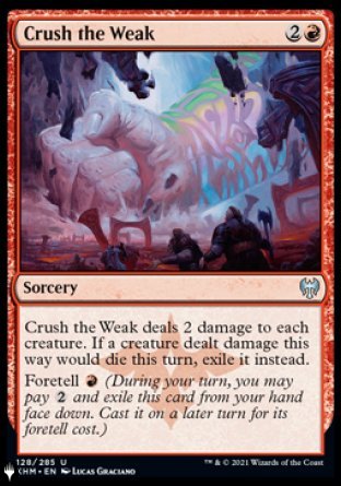 Crush the Weak [The List] | Enigma On Main
