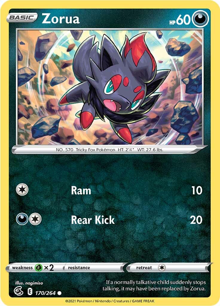 Zorua (170/264) [Sword & Shield: Fusion Strike] | Enigma On Main