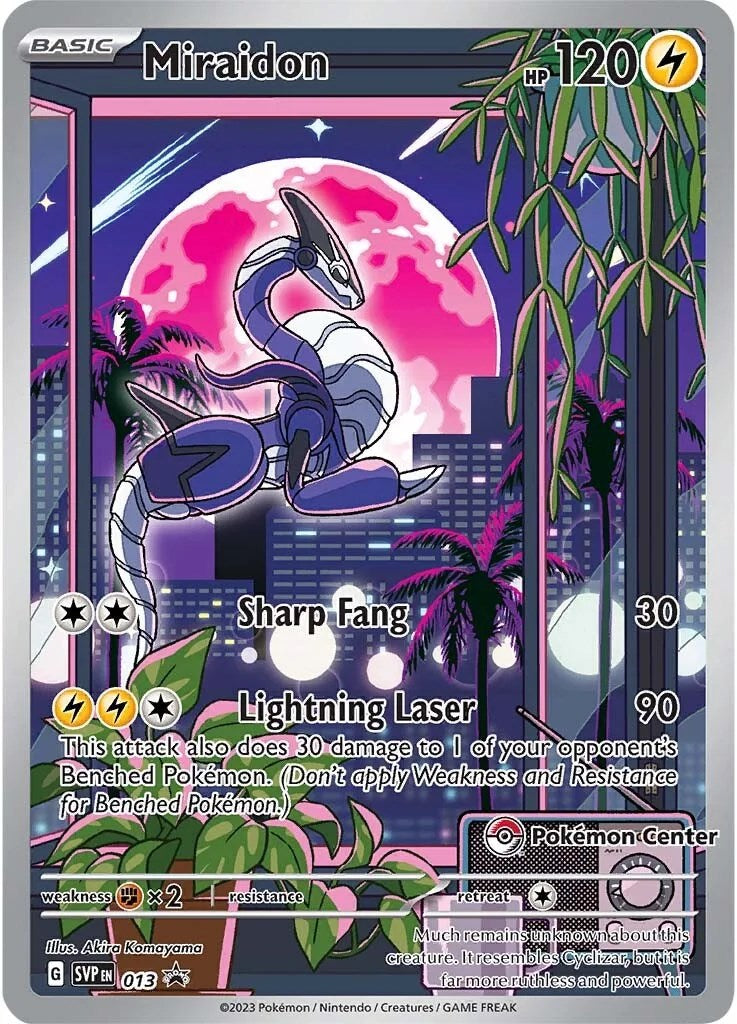 Miraidon (013) (Pokemon Center Exclusive) [Scarlet & Violet: Black Star Promos] | Enigma On Main