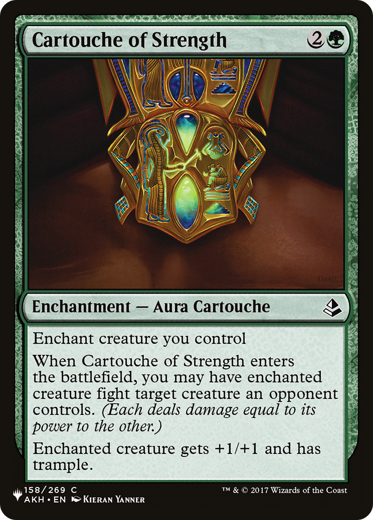 Cartouche of Strength [The List] | Enigma On Main