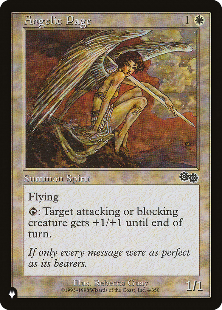 Angelic Page [The List Reprints] | Enigma On Main