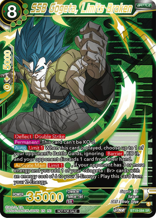 SSB Gogeta, Limits Broken (Championship 2022) (BT19-084) [Promotion Cards] | Enigma On Main