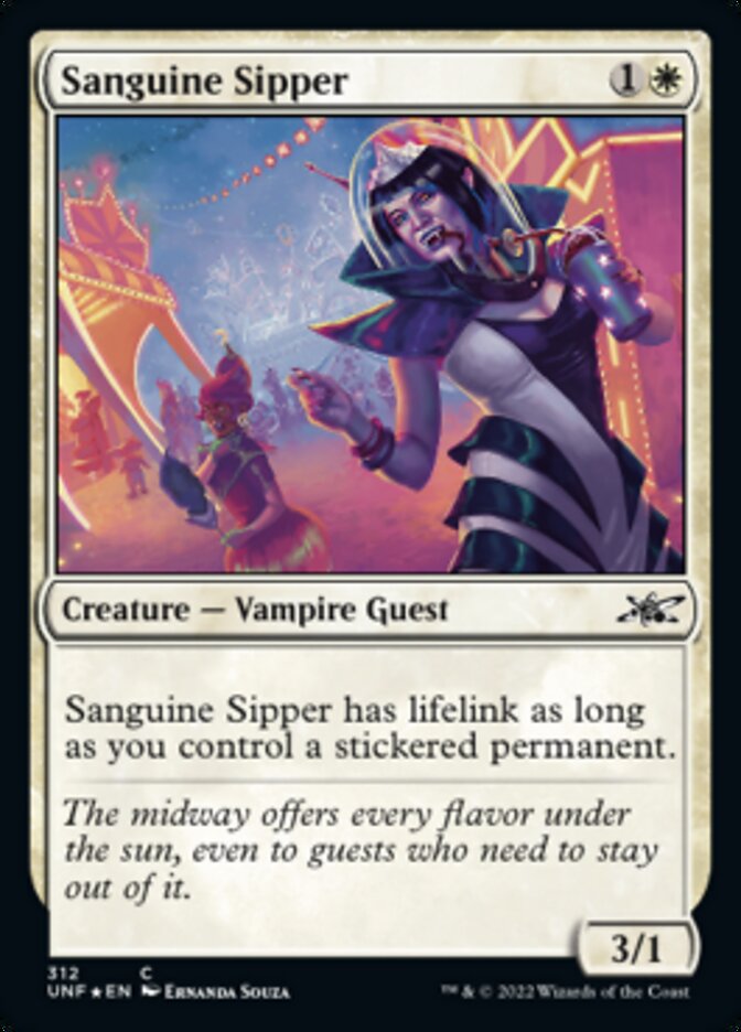 Sanguine Sipper (Galaxy Foil) [Unfinity] | Enigma On Main