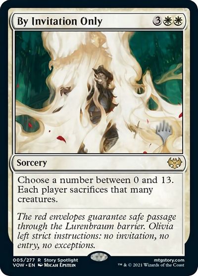 By Invitation Only (Promo Pack) [Innistrad: Crimson Vow Promos] | Enigma On Main