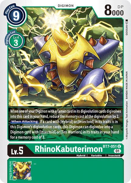 RhinoKabuterimon [BT7-051] [Next Adventure] | Enigma On Main