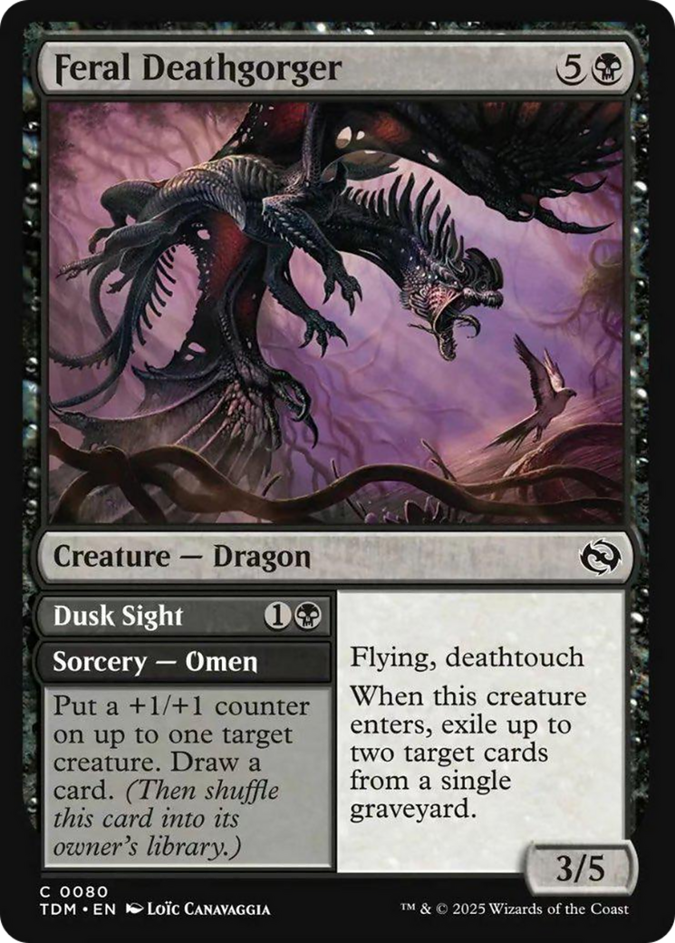 Feral Deathgorger [Tarkir: Dragonstorm] | Enigma On Main