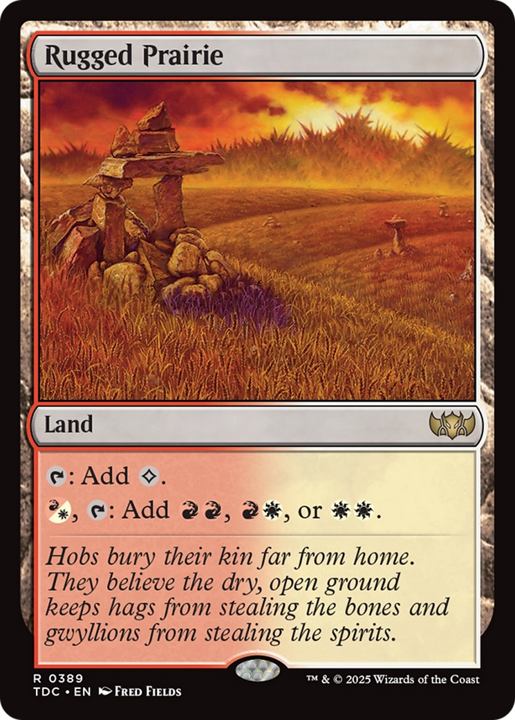 Rugged Prairie [Tarkir: Dragonstorm Commander] | Enigma On Main