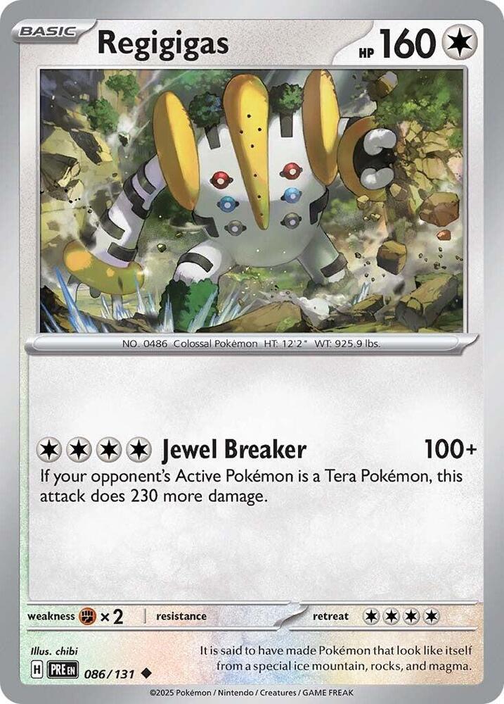 Regigigas (086/131) [Scarlet & Violet: Prismatic Evolutions] | Enigma On Main