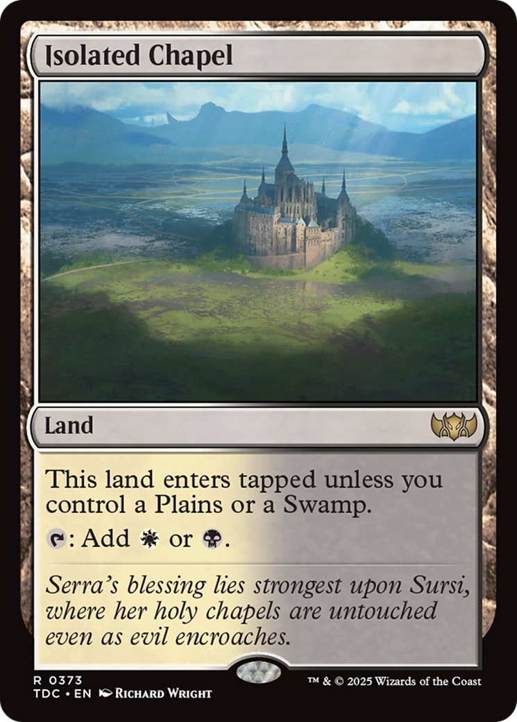 Isolated Chapel [Tarkir: Dragonstorm Commander] | Enigma On Main