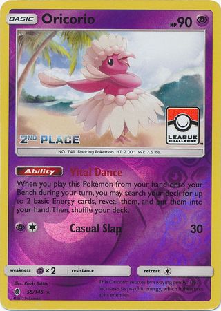 Oricorio (55/145) (League Promo 2nd Place) [Sun & Moon: Guardians Rising] | Enigma On Main