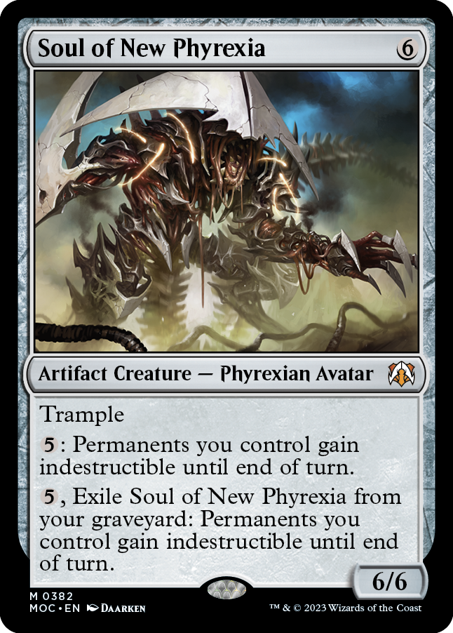 Soul of New Phyrexia [March of the Machine Commander] | Enigma On Main