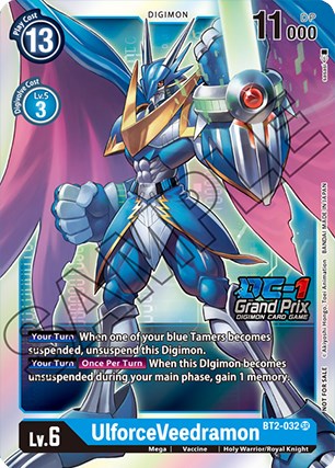 UlforceVeedramon [BT2-032] (DC-1 Grand Prix) [Release Special Booster Promos] | Enigma On Main