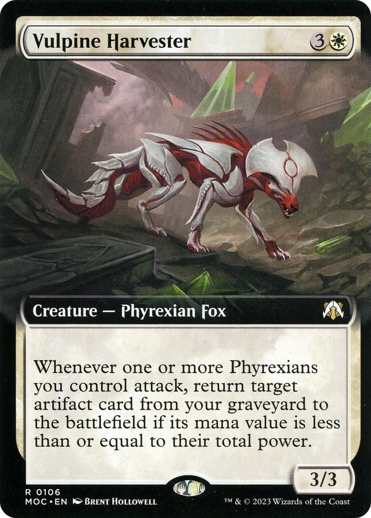 Vulpine Harvester (Extended Art) [March of the Machine Commander] | Enigma On Main