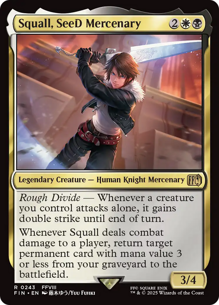 Squall, SeeD Mercenary [FINAL FANTASY] | Enigma On Main
