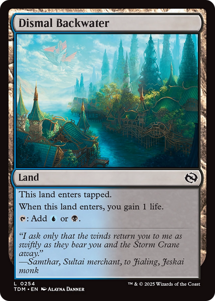 Dismal Backwater [Tarkir: Dragonstorm] | Enigma On Main