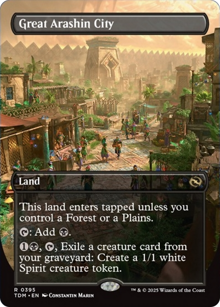 Great Arashin City (Borderless) [Tarkir: Dragonstorm] | Enigma On Main