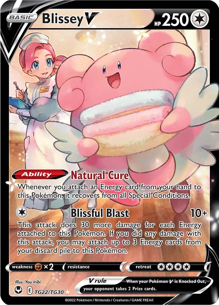 Blissey V (TG22/TG30) [Sword & Shield: Silver Tempest] | Enigma On Main