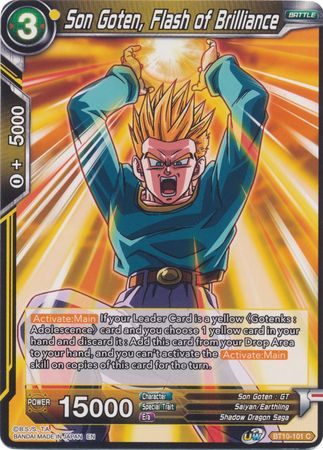 Son Goten, Flash of Brilliance (BT10-101) [Rise of the Unison Warrior 2nd Edition] | Enigma On Main