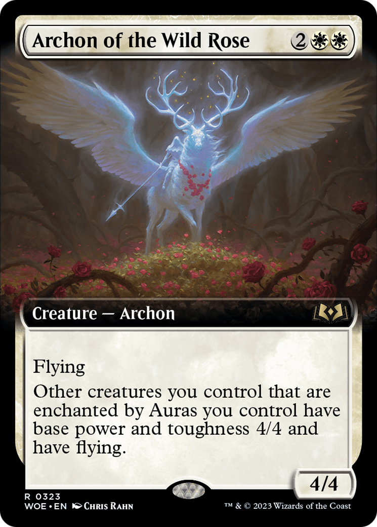 Archon of the Wild Rose (Extended Art) [Wilds of Eldraine] | Enigma On Main