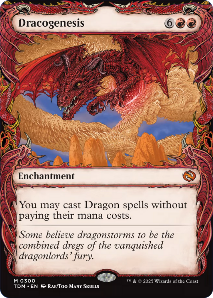 Dracogenesis (0300) (Showcase) [Tarkir: Dragonstorm] | Enigma On Main