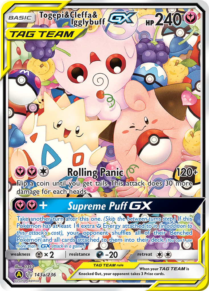 Togepi & Cleffa & Igglybuff GX (143a/236) [Alternate Art Promos] | Enigma On Main