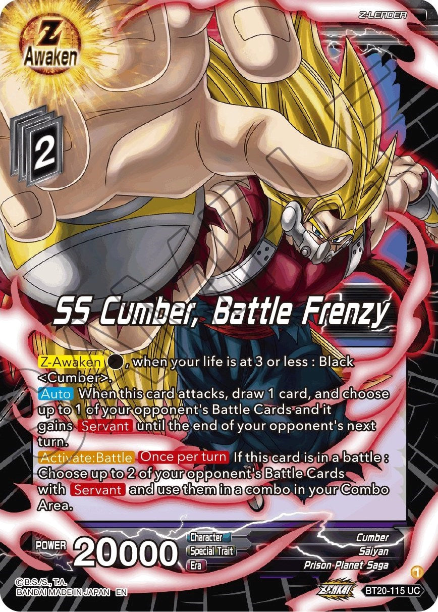 SS Cumber, Battle Frenzy (BT20-115) [Power Absorbed] | Enigma On Main