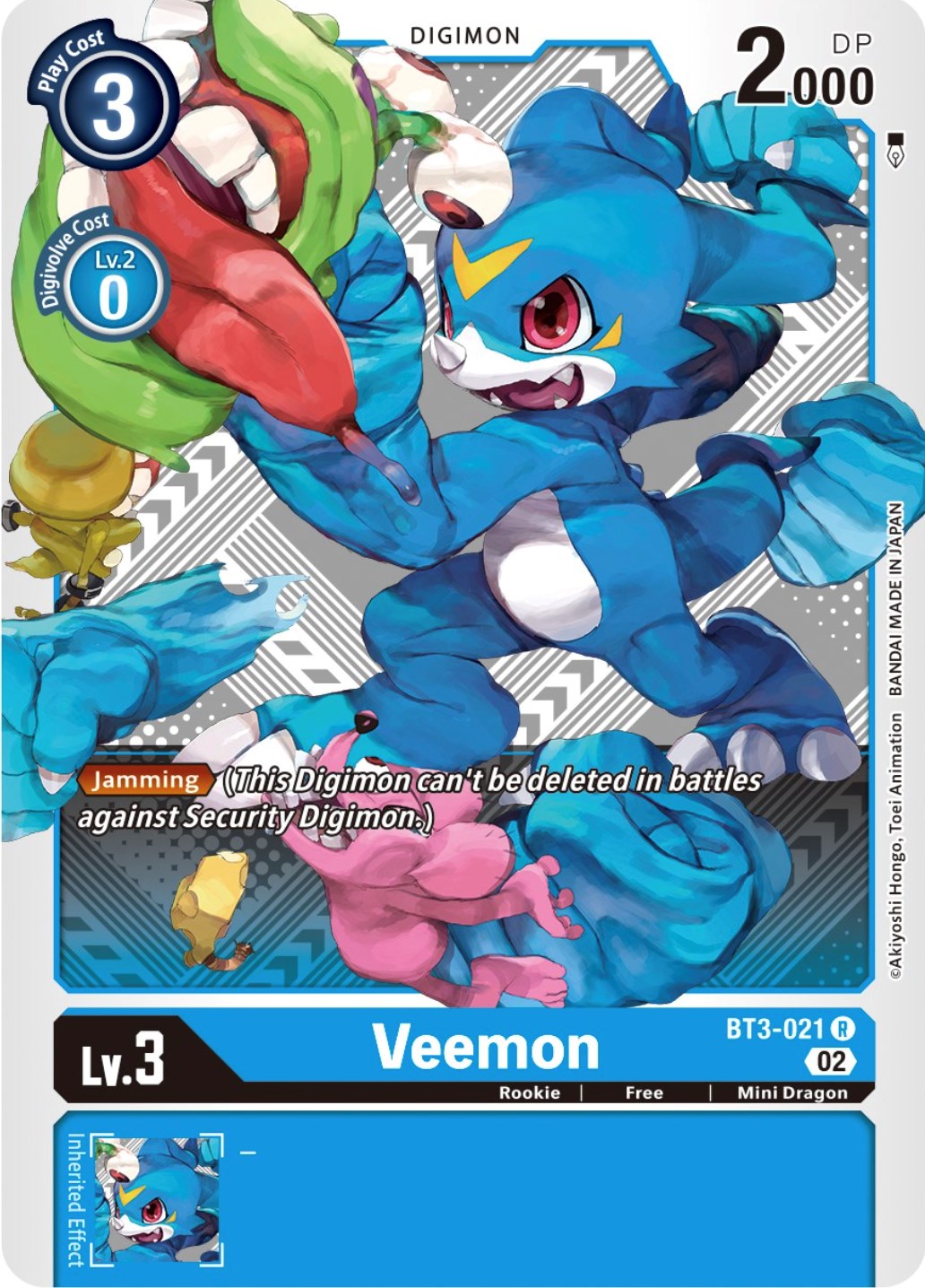 Veemon [BT3-021] (Winner Pack Dimensional Phase) [Release Special Booster Promos] | Enigma On Main