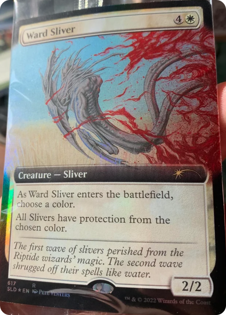 Ward Sliver (Extended Art) [Secret Lair Drop Promos] | Enigma On Main