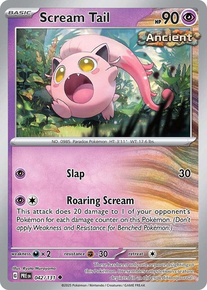 Scream Tail (042/131) [Scarlet & Violet: Prismatic Evolutions] | Enigma On Main