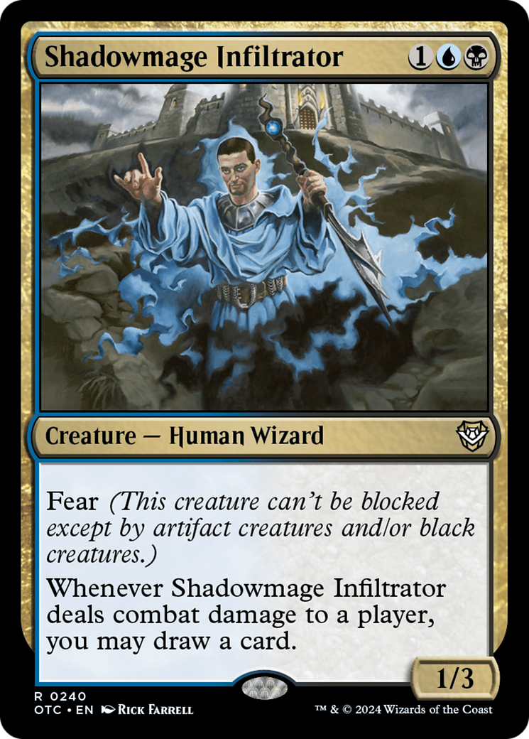 Shadowmage Infiltrator [Outlaws of Thunder Junction Commander] | Enigma On Main