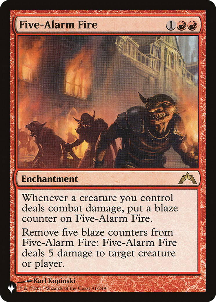 Five-Alarm Fire [The List] | Enigma On Main
