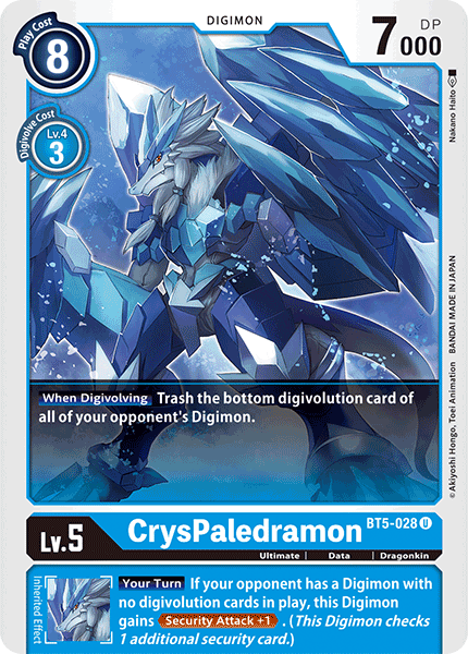 CrysPaledramon [BT5-028] [Battle of Omni] | Enigma On Main