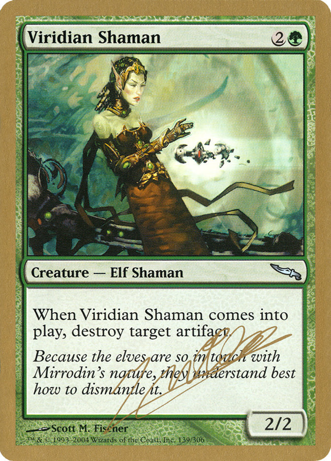 Viridian Shaman (Julien Nuijten) [World Championship Decks 2004] | Enigma On Main