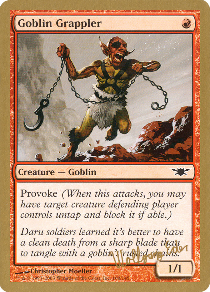 Goblin Grappler (Wolfgang Eder) [World Championship Decks 2003] | Enigma On Main