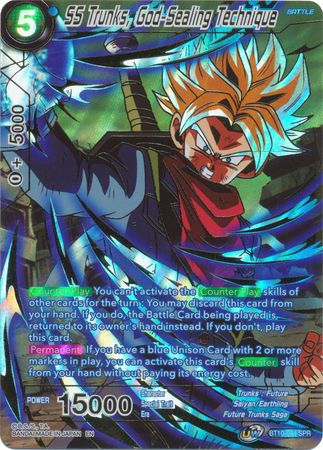 SS Trunks, God-Sealing Technique (SPR) (BT10-044) [Rise of the Unison Warrior 2nd Edition] | Enigma On Main