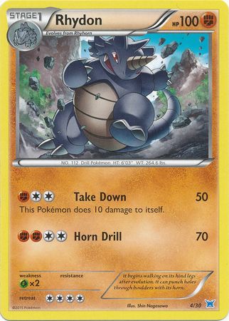 Rhydon (4/30) [XY: Trainer Kit 2 - Latios] | Enigma On Main