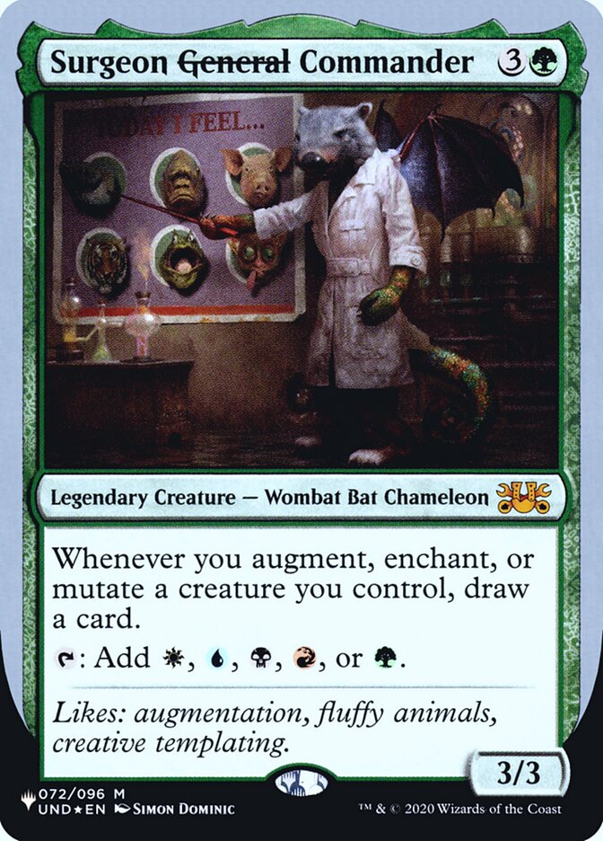 Surgeon General Commander (Unfinity Foil Edition) [The List] | Enigma On Main
