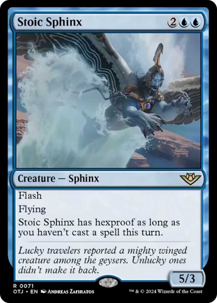 Stoic Sphinx [Outlaws of Thunder Junction] | Enigma On Main