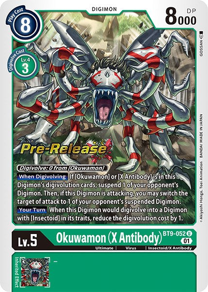 Okuwamon (X Antibody) [BT9-052] [X Record Pre-Release Promos] | Enigma On Main