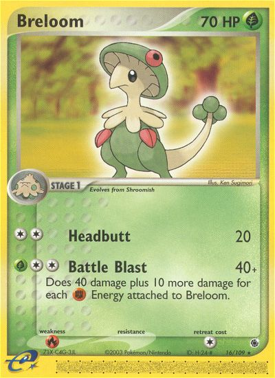 Breloom (16/109) [EX: Ruby & Sapphire] | Enigma On Main