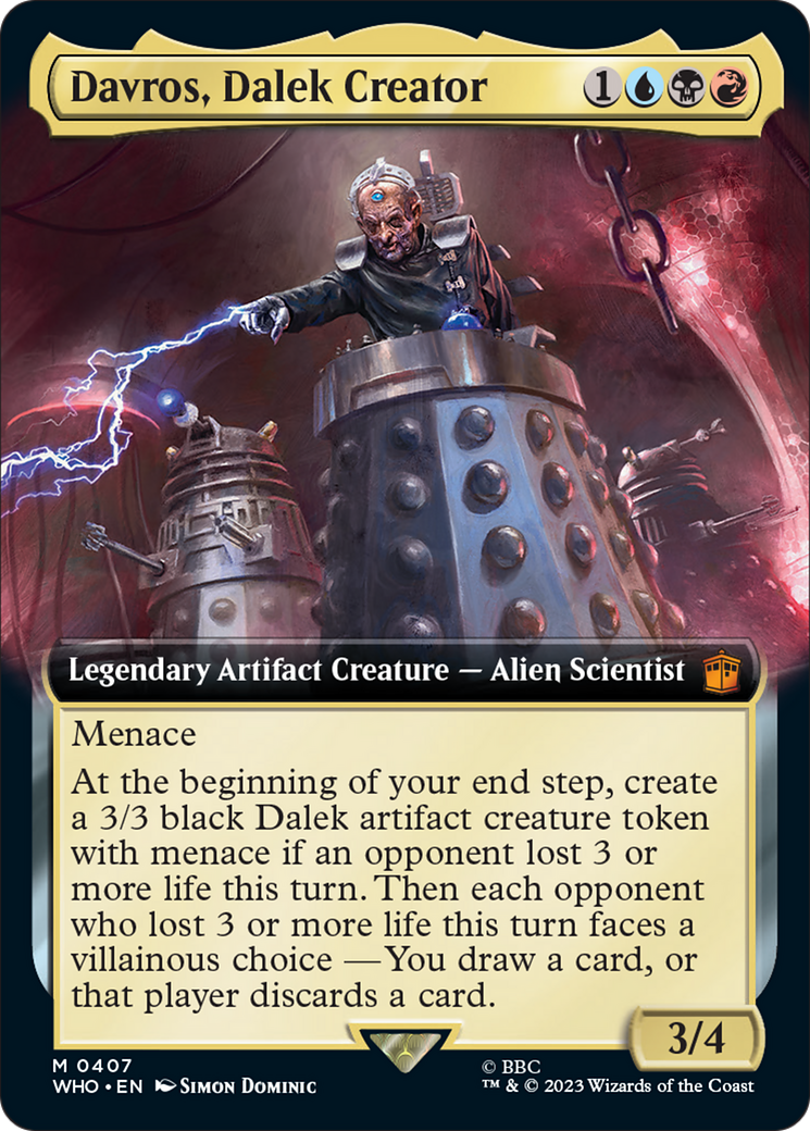 Davros, Dalek Creator (Extended Art) [Doctor Who] | Enigma On Main