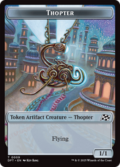 Thopter (0009) // Treasure Double-Sided Token [Aetherdrift Tokens] | Enigma On Main