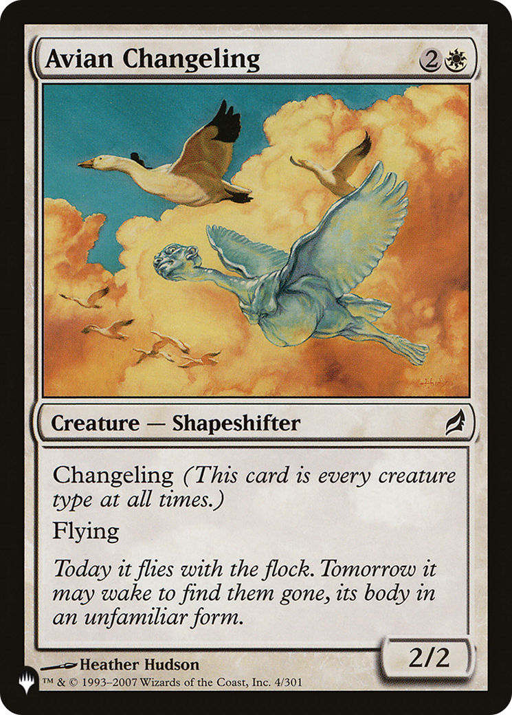 Avian Changeling [The List Reprints] | Enigma On Main