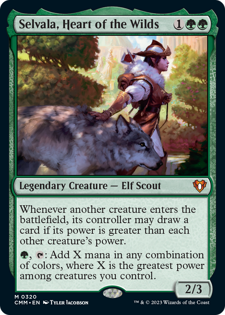 Selvala, Heart of the Wilds [Commander Masters] | Enigma On Main