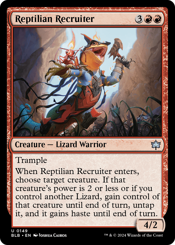 Reptilian Recruiter [Bloomburrow] | Enigma On Main