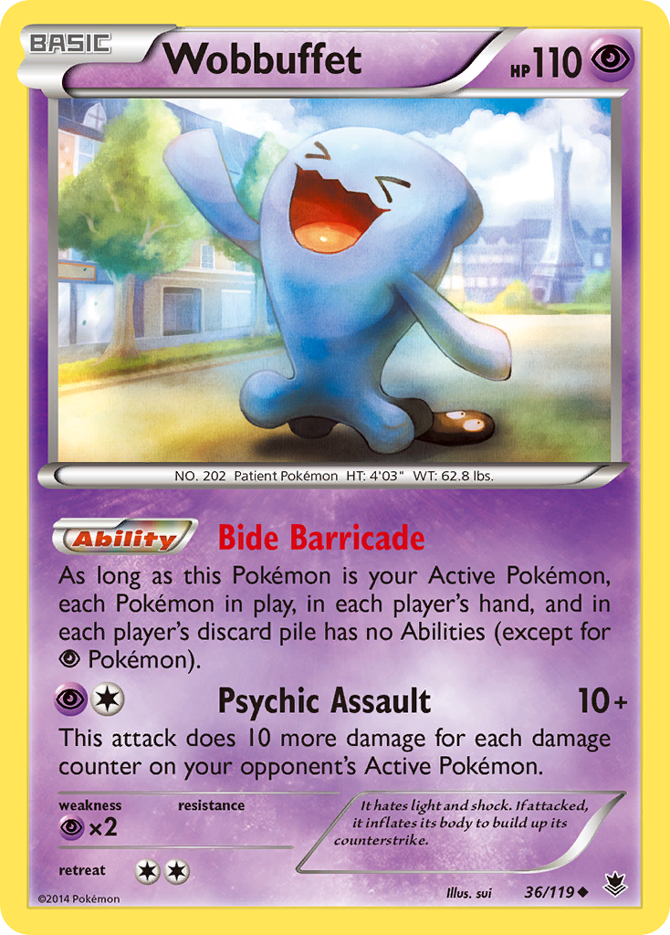Wobbuffet (36/119) [XY: Phantom Forces] | Enigma On Main