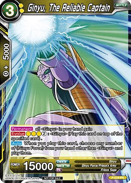 Ginyu, The Reliable Captain (P-019) [Promotion Cards] | Enigma On Main