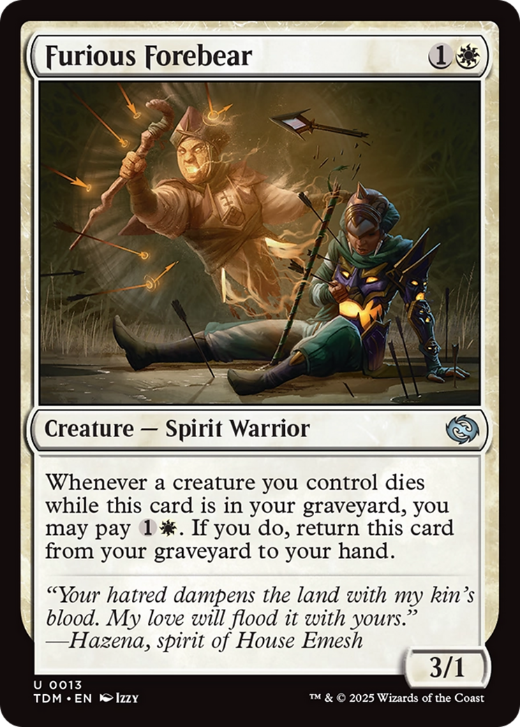 Furious Forebear [Tarkir: Dragonstorm] | Enigma On Main