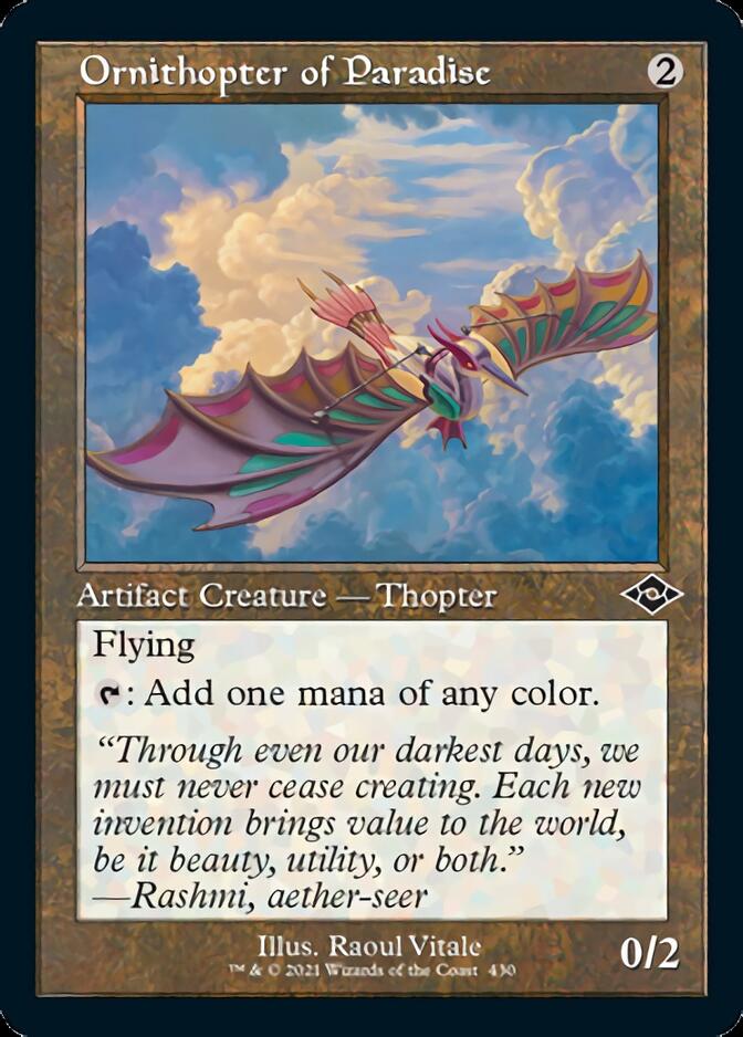 Ornithopter of Paradise (Retro Foil Etched) [Modern Horizons 2] | Enigma On Main